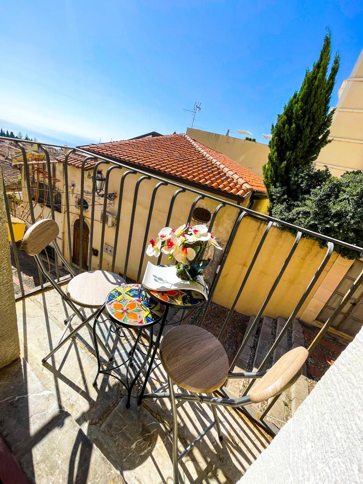 Apartmán Panoramic Taormina Center Exteriér fotografie