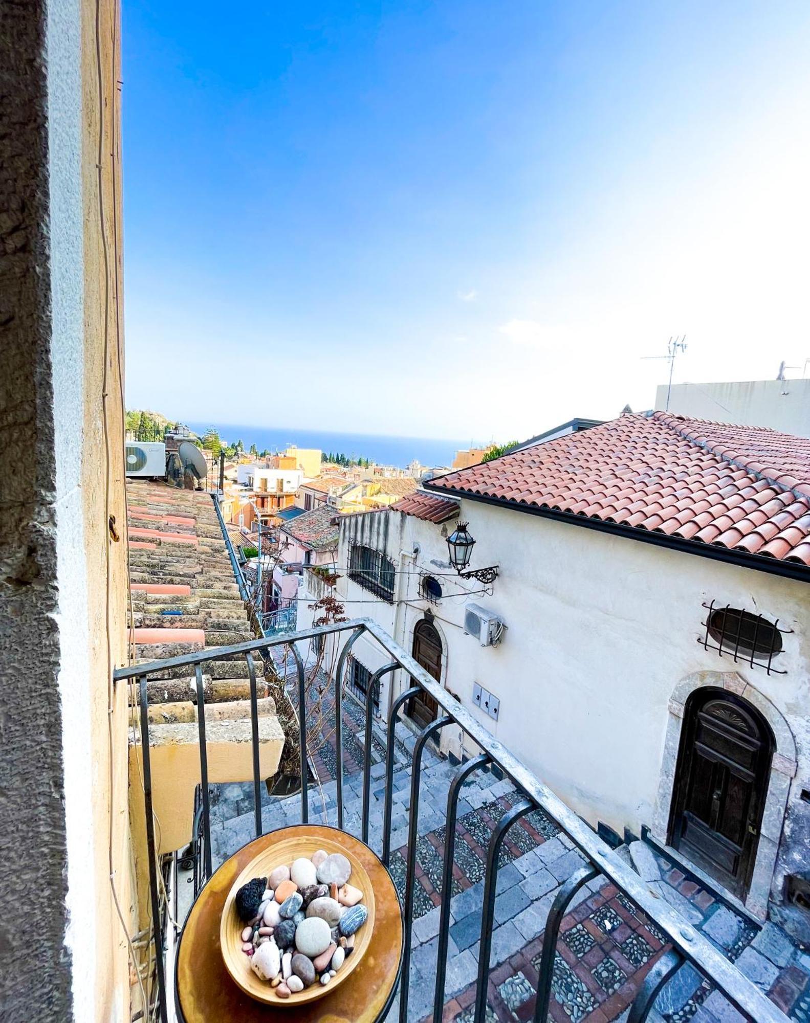 Apartmán Panoramic Taormina Center Exteriér fotografie